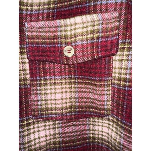 American Eagle Outfitters Vest Vintage Plaid Wool Blend Made in Italy  Size Med - Picture 6 of 9